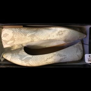 Christian Siriano Gigi Snake Print Flats